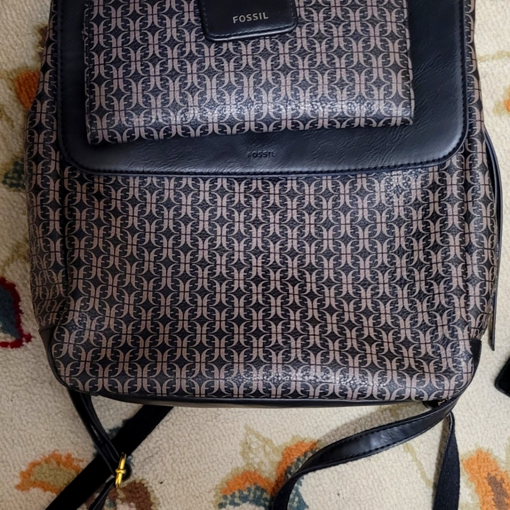 Fossil Backpack with matching wallet